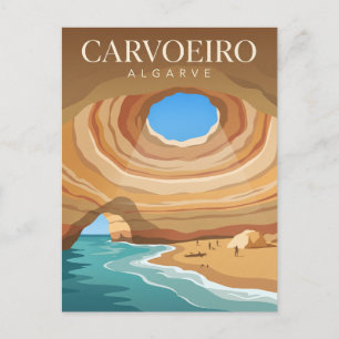 Benagil Cave Portugal Postcard
