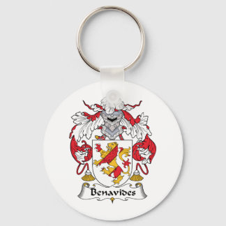 Benavides Family Crest Key Ring