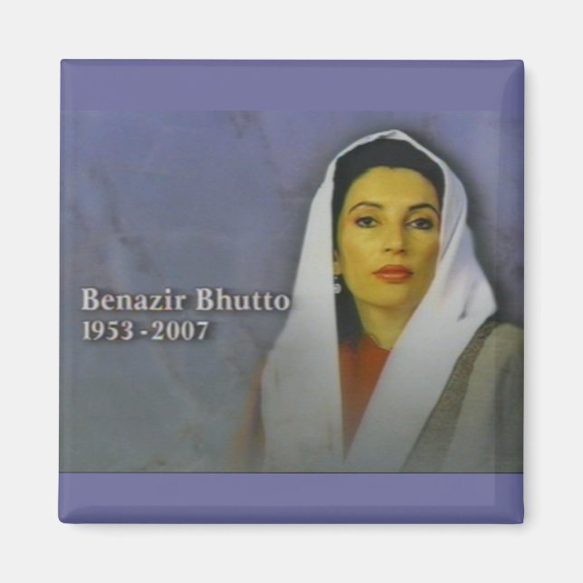 benazir bhutto magnet (Front)