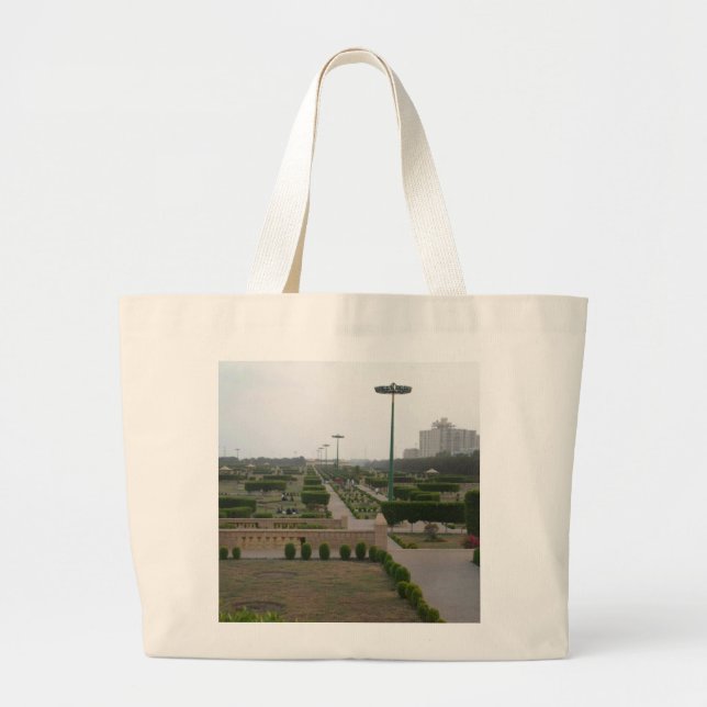 Benazir Park Scenic Landscape Print Large Tote Bag (Front)