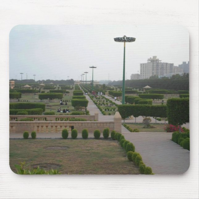 Benazir Park Scenic Landscape Print Mouse Pad (Front)