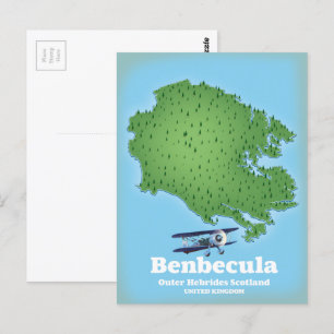 Benbecula Outer Hebrides Scotland Postcard