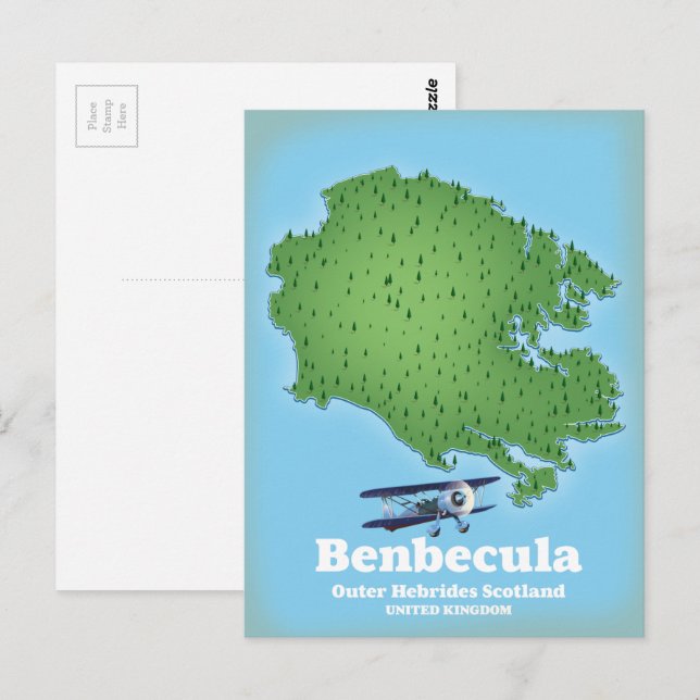 Benbecula Outer Hebrides Scotland Postcard (Front/Back)