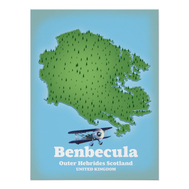 Benbecula Outer Hebrides Scotland Poster (Front)