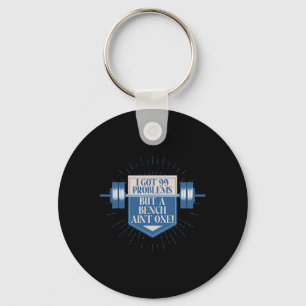 Bench Bodybuilding For Men Powerlifting Motivation Key Ring