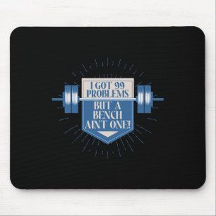 Bench Bodybuilding For Men Powerlifting Motivation Mouse Pad