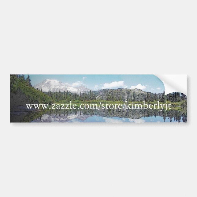 Bench Lake Bumper Sticker (Front)