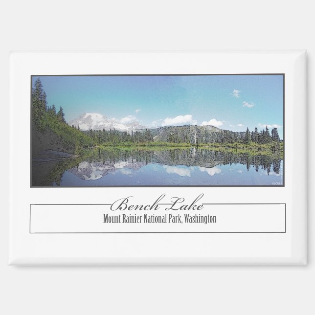 Bench Lake Magnet (Front)