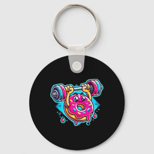 Bench Press Doughnut Weightlifting Bodybuilding Fi Key Ring