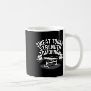 Bench Press Exercise Bodybuilding Fitness Workout Coffee Mug