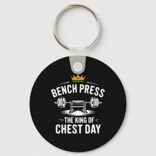 Bench Press Exercise Bodybuilding Fitness Workout  Key Ring