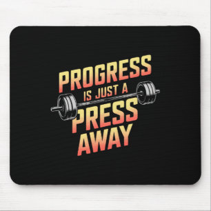Bench Press Exercise Bodybuilding Fitness Workout  Mouse Pad