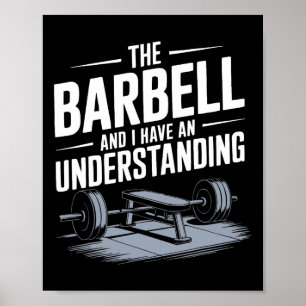 Bench Press Exercise Bodybuilding Fitness Workout  Poster