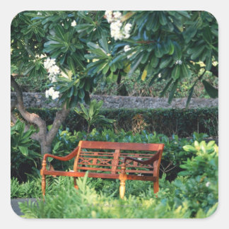 Bench Square Sticker