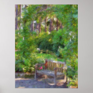 "Bench" Victoria, BC Poster