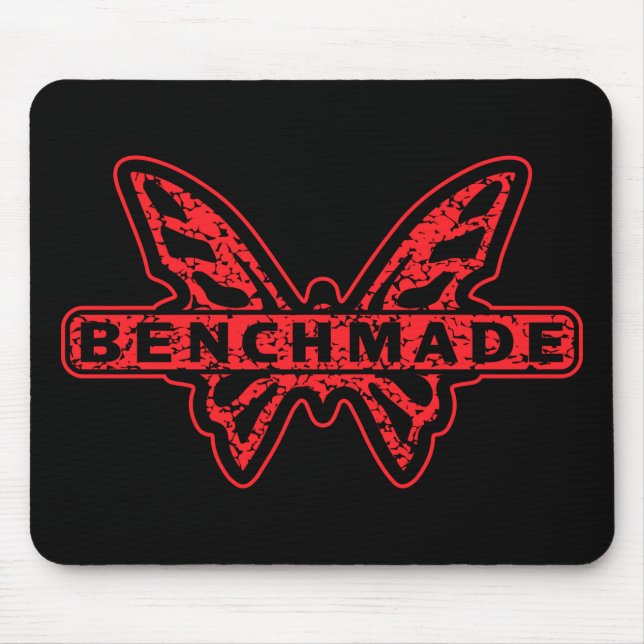 Benchmade Knives Fahrenheit Firemen Butterfly  T-S Mouse Pad (Front)