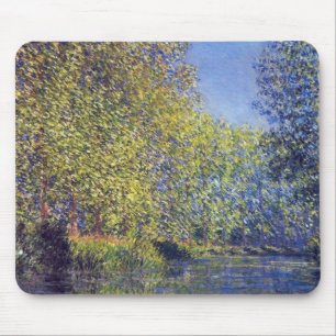 Bend in Epte River near Giverny by Claude Monet Mouse Pad