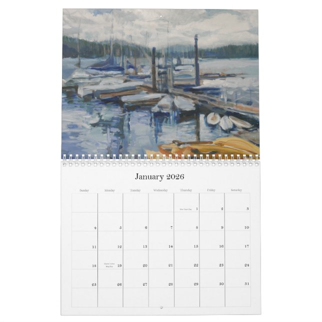 Bend, Oregon Calendar (Jan 2026)