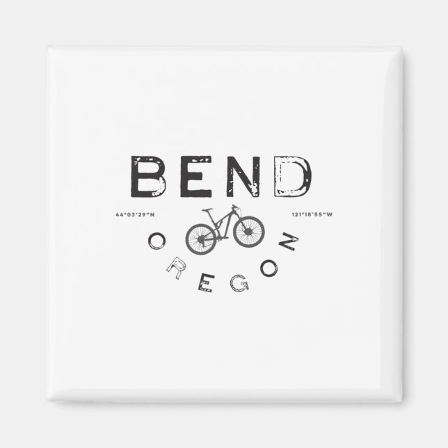 Bend Oregon Mountain Biking  Magnet (Front)