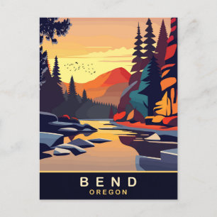 Bend, Oregon, Travel  Postcard