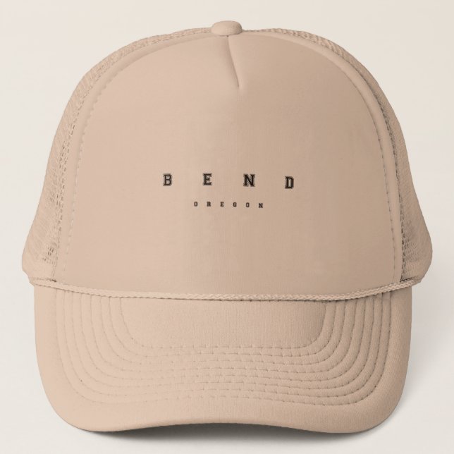 Bend Oregon Trucker Hat (Front)