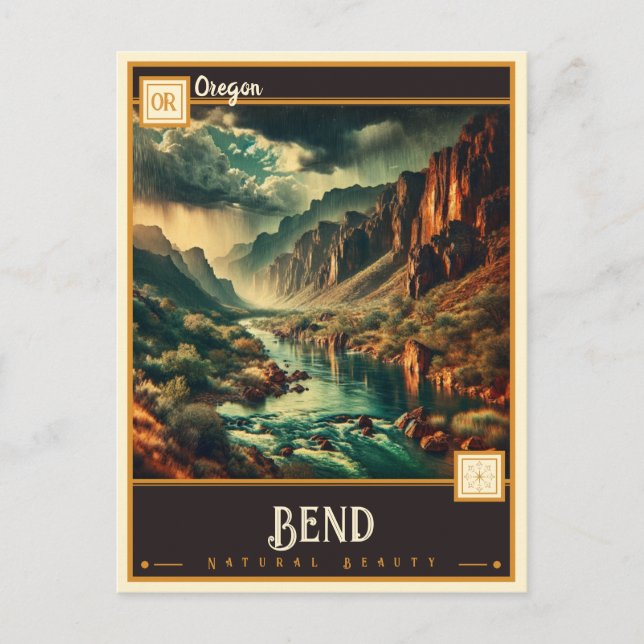 Bend, Oregon | Vintage Postcard (Front)