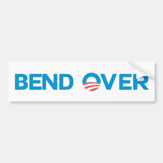 Bend Over Bumper Sticker (Front)