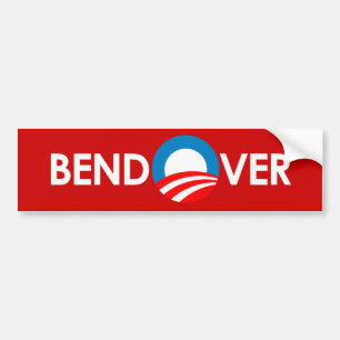BEND OVER BUMPER STICKER