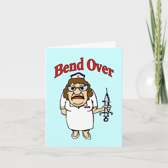 Bend Over, Get Well Card (Front)