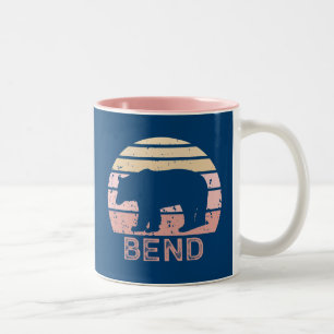 Bend Retro Bear Two-Tone Coffee Mug