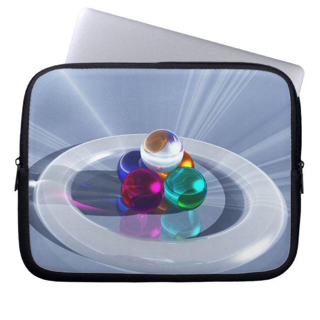 Bending Light Laptop Sleeve (Front)