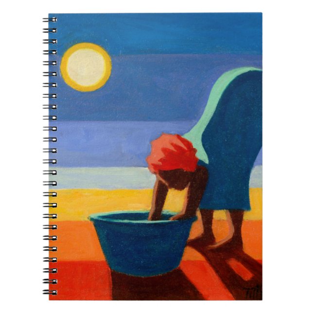Bending Woman 2005 Spiral Notebook (Front)