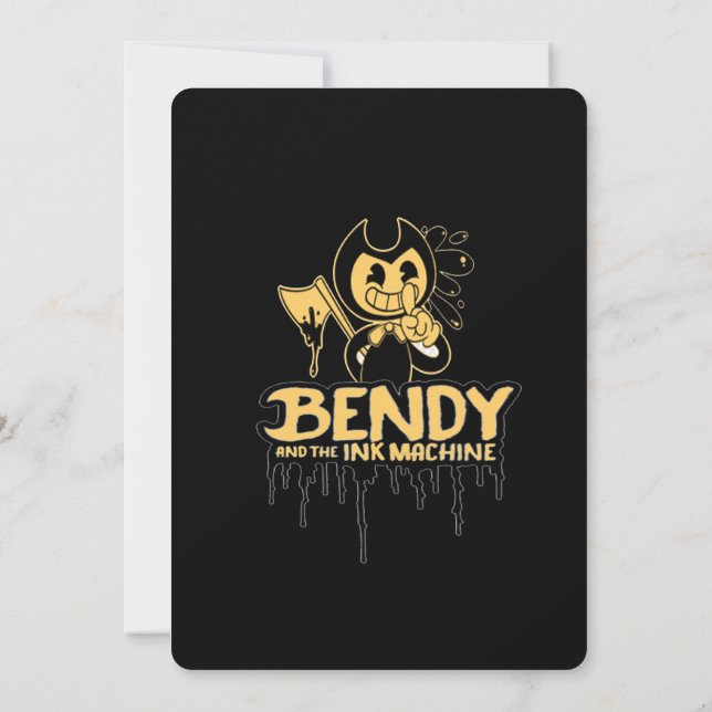 bendy and the dark revival invitation (Back)