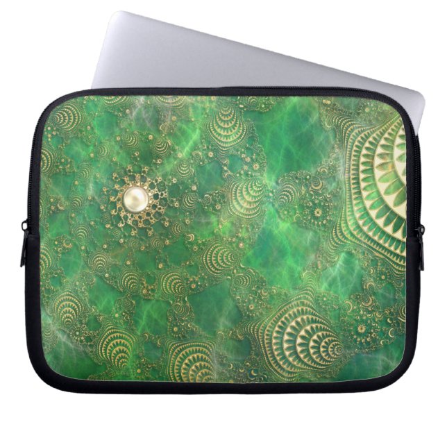 Beneath the Emerald Sea Laptop Sleeve (Front)