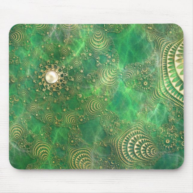 Beneath the Emerald Sea Mousepad (Front)