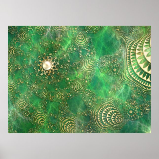 Beneath the Emerald Sea Print (Front)