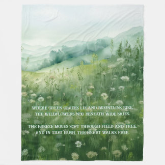 Beneath the Open Sky Fleece Blanket