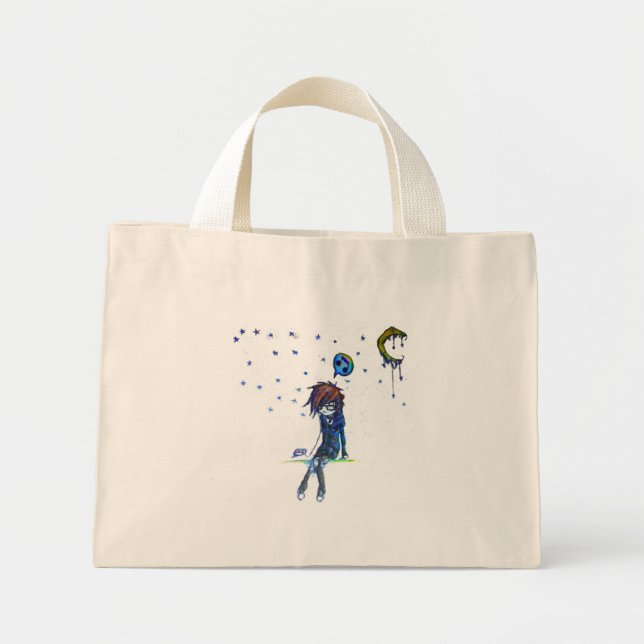beneath the stars mini tote bag (Front)
