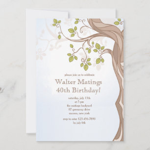 Beneath The Tree Invitation