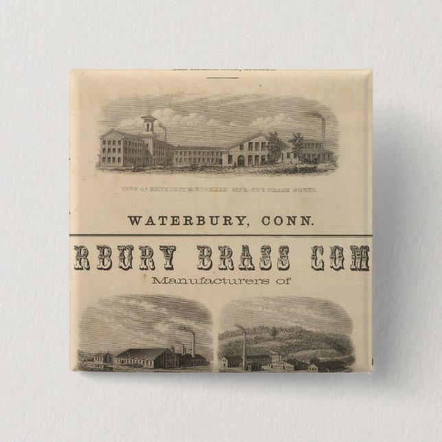 Benedict and Burnham Manufacturing Company 15 Cm Square Badge (Front)