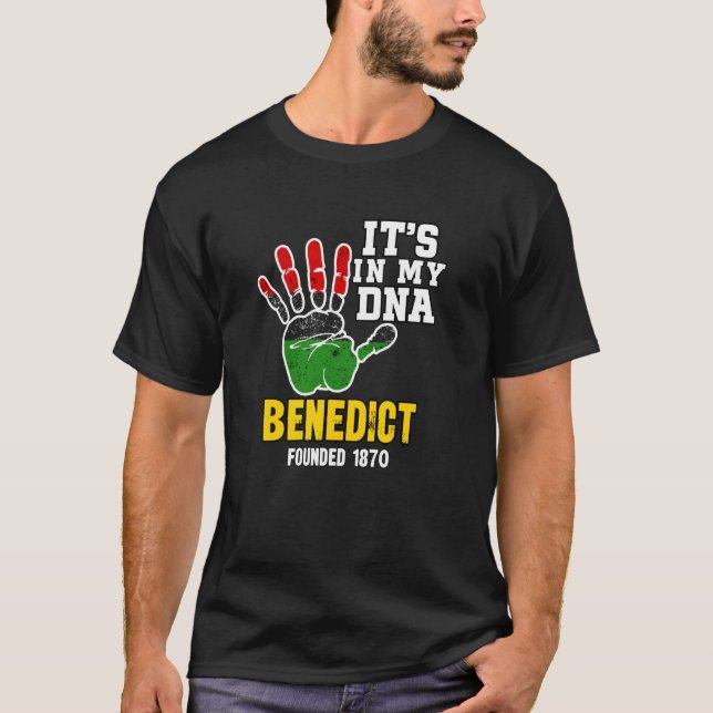 Benedict, BC, Souvenir HBC Design T-Shirt (Front)