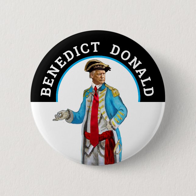 Benedict Donald 6 Cm Round Badge (Front)