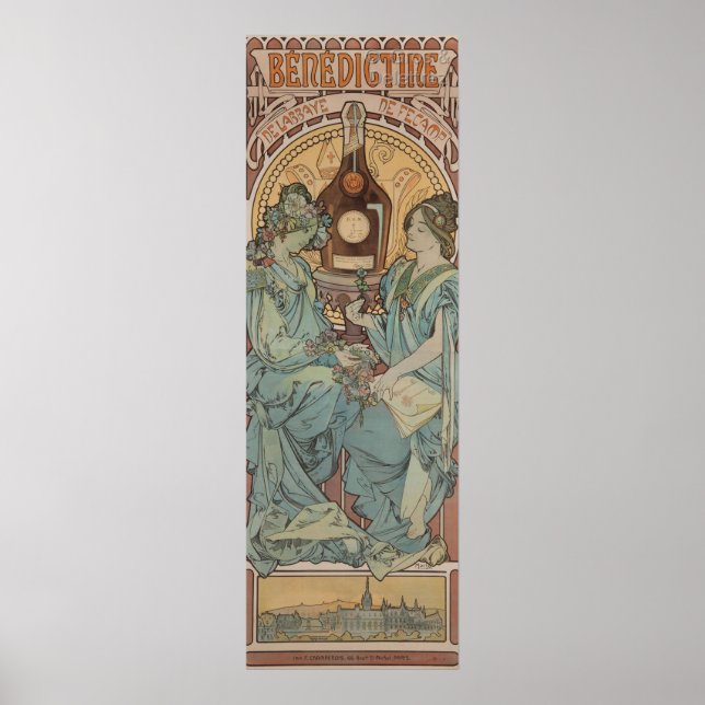  Bénédictine by Alphonse Mucha  Poster (Front)