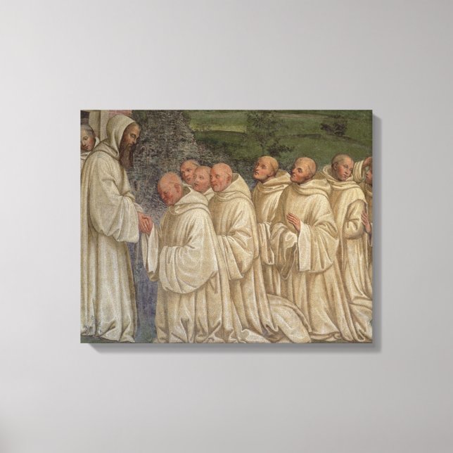Benedictine Monks, from the Life of St. Benedict ( Canvas Print (Front)