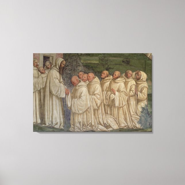 Benedictine Monks, from the Life of St. Benedict ( Canvas Print (Front)