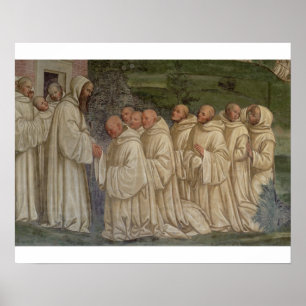 Benedictine Monks, from the Life of St. Benedict ( Poster