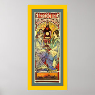 Benedictine ~ Vintage Advertising Poster