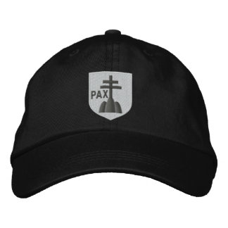 benedictines coat of arms embroidered hat