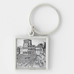 Benediction of The Pope in St.Peter's Square Key Ring