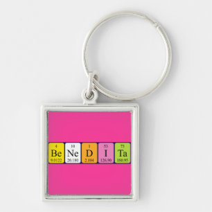Benedita periodic table name keyring